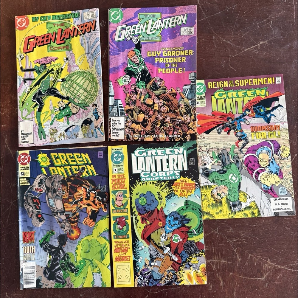DC Comics Green Lantern Comic Book Lot of 5 Modern Age